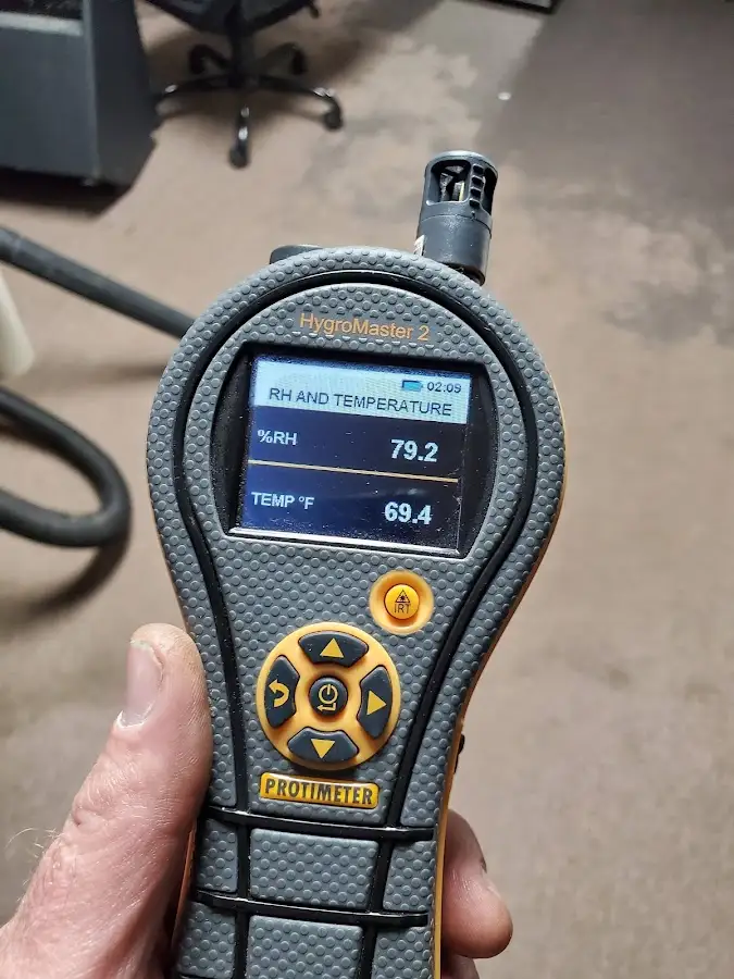 Moisture meter humidity assessment for Fire & Smoke Damage Restoration in Cedar Lake